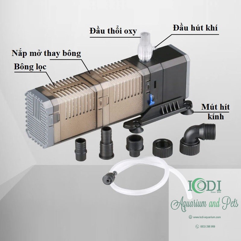 Máy lọc trong bể cá SUNSUN CHJ