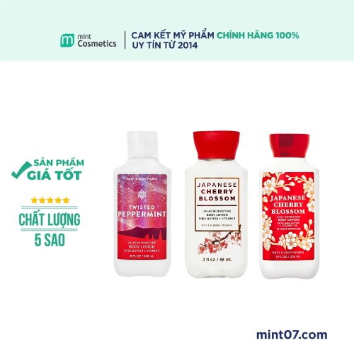 Dưỡng thể bath & body works 236ml