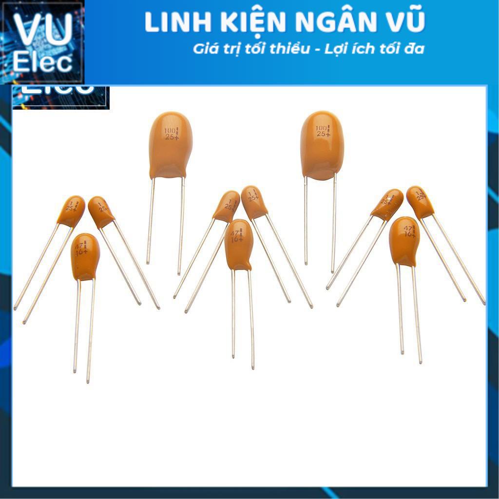 Tụ Tantalum 104,105, 22P (Tụ Sứ Vàng)