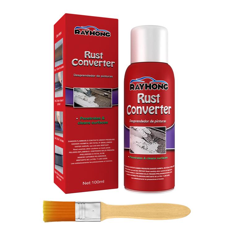 100ML Rust Converter Car Chassis Derusting Car Rust Remover with Brush Multi-Purpose Rust Remover Rust Inhibitor Derusting for Cars functional