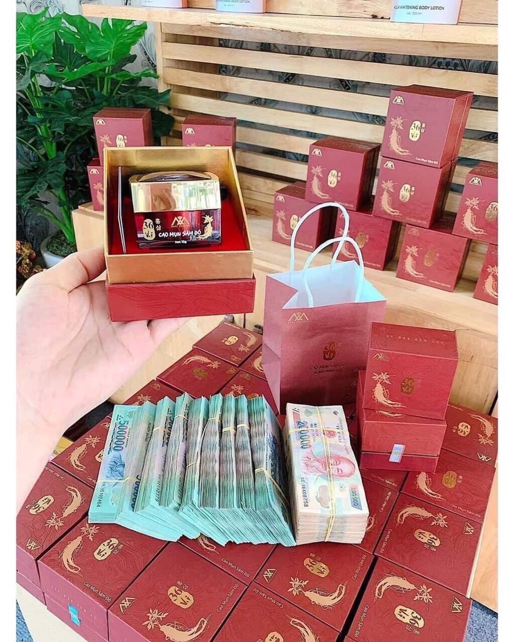 [HCM]Cao mụn sâm đỏ -  hộp full 15g