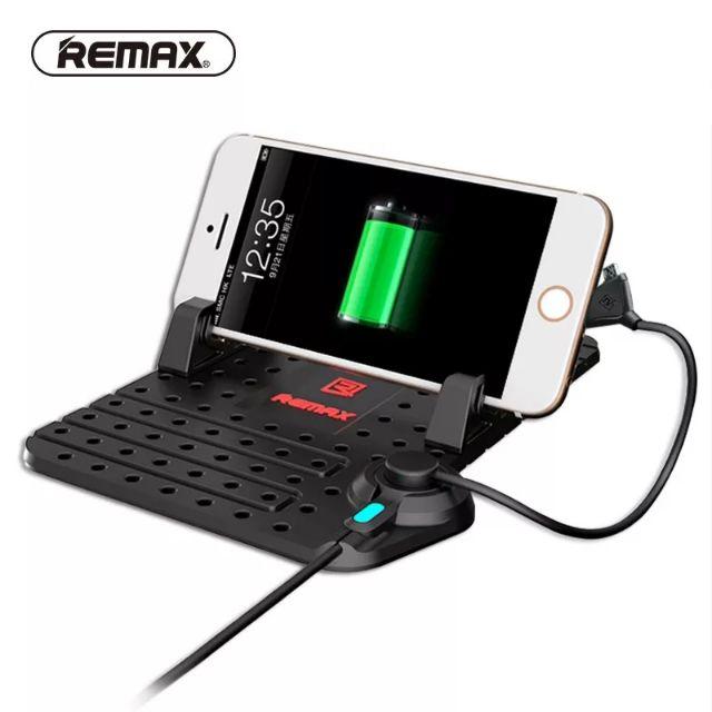 Giá đỡ kiêm sạc điện thoại trên ô tô remax car holder