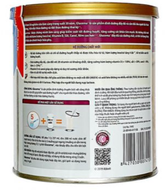 Lon sữa bột Glucerna Hương Vani 400g