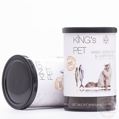 PATE KING'S PET CHO CHÓ MÈO - 380G