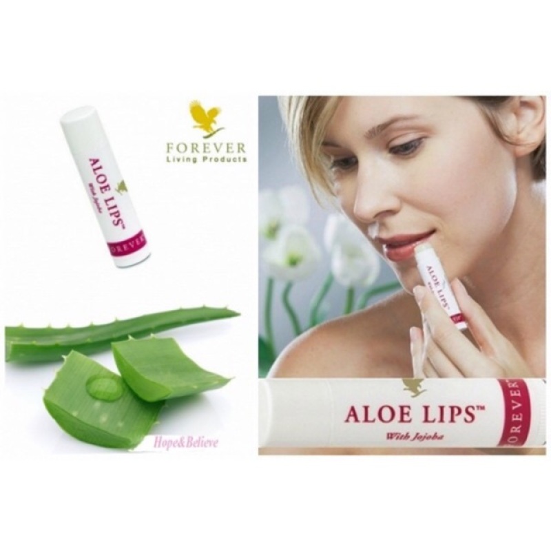 Son dưỡng môi forever aloe lips son dưỡng môi lô hội giá rẻ