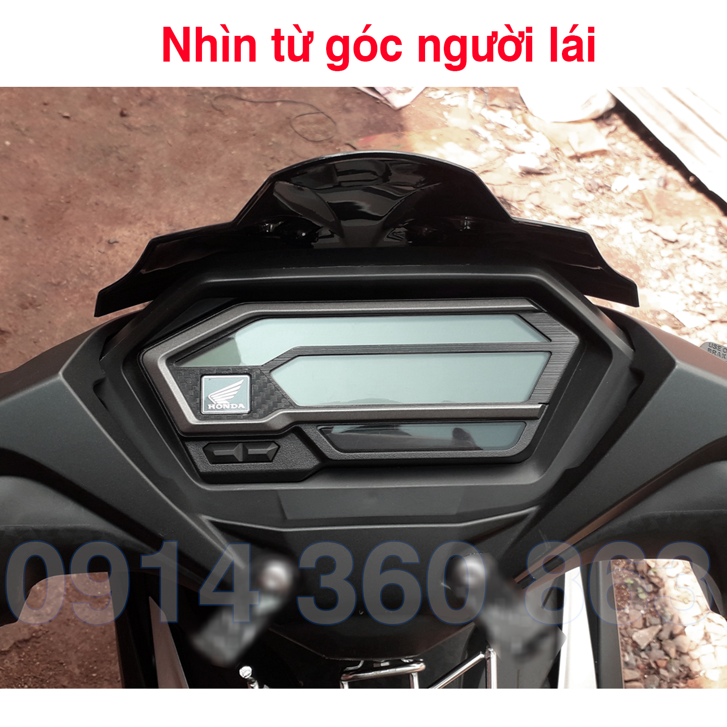 [ xả kho ] Mão chắn gió Winner X Kiểu Honda
