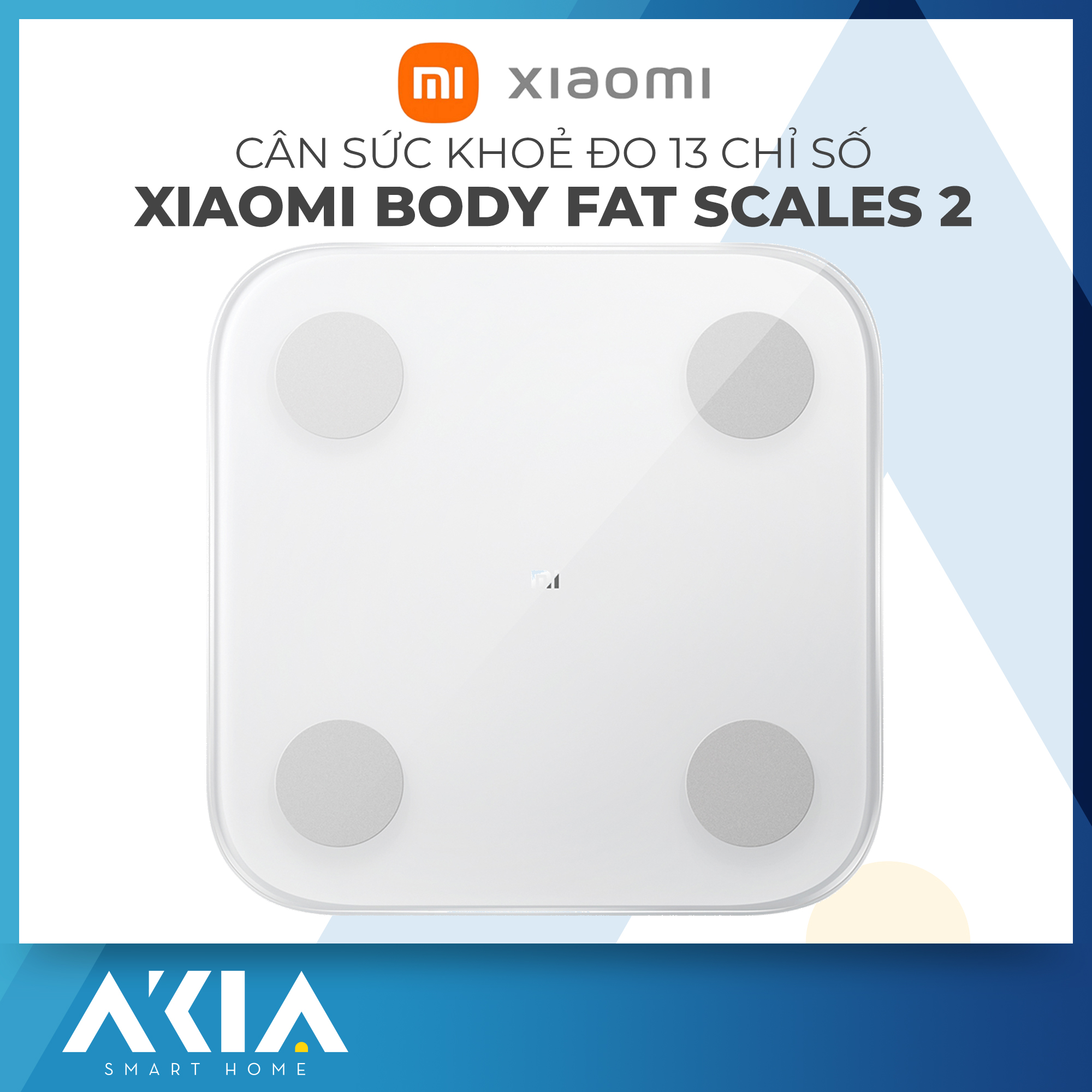 Cân Sức Khỏe Điện Tử Thông Minh Xiaomi Millet Body Fat Scales 2 - Hàng Chính Hãng