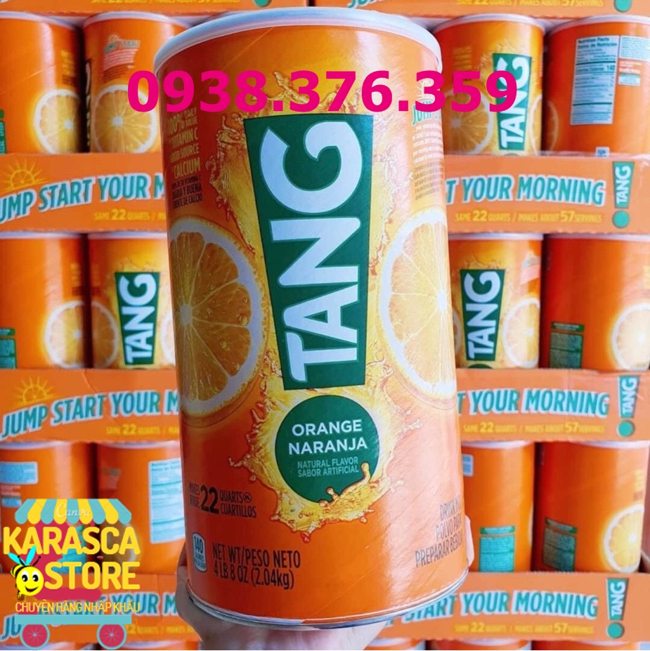 [DATE 2022] Bột Hòa Tan Cam Tang 2.04Kg Hàng Xách Tay Mỹ