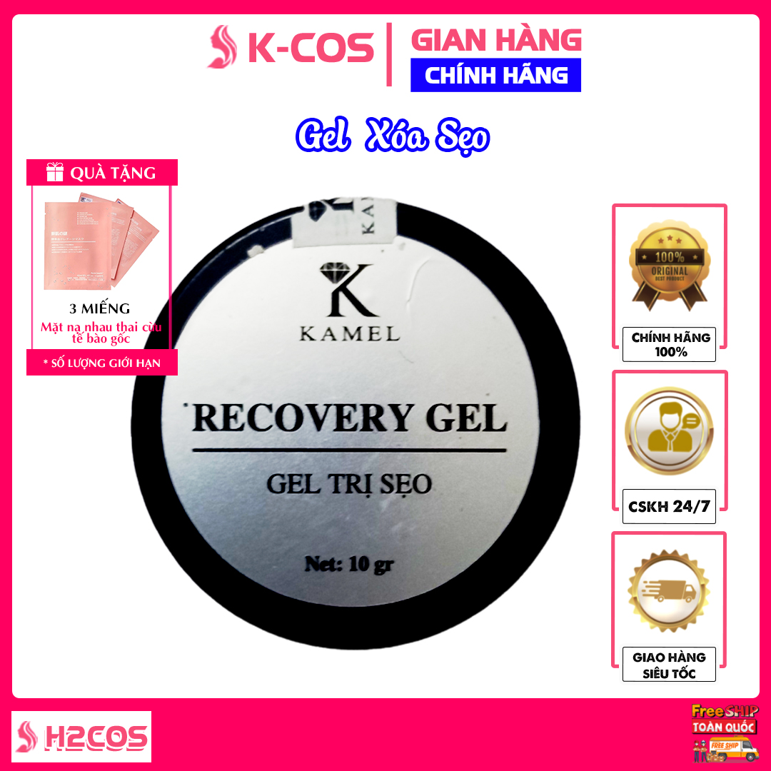 Gel xóa sẹo K-cos - Gel xóa sẹo thâm, sẹo lồi, sẹo phì đại Gencover Gel Karmel 10g