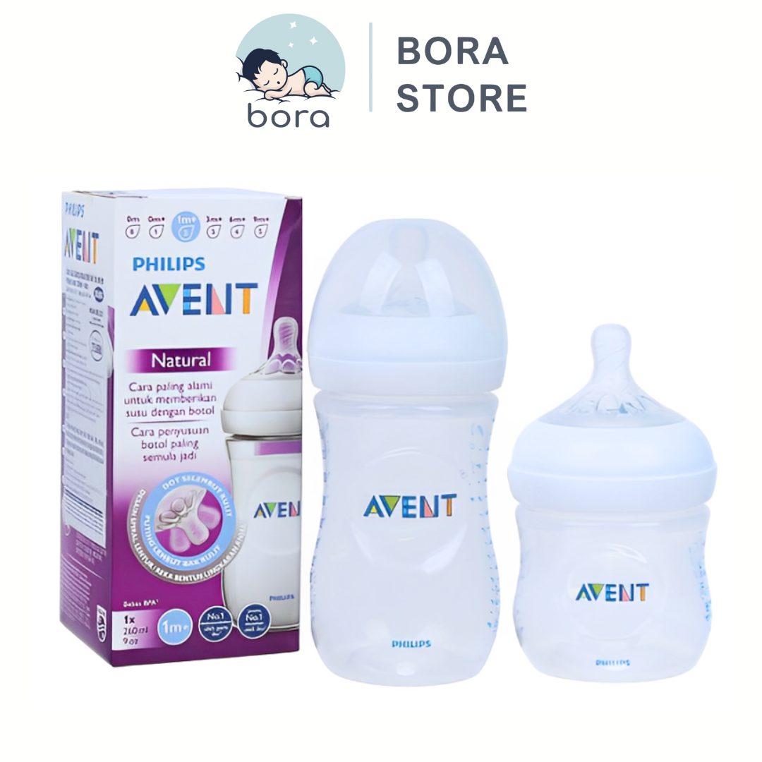 AV natural 60 125 260 330ml milk bottle [select 0-y Knob] [authentic guarantee]