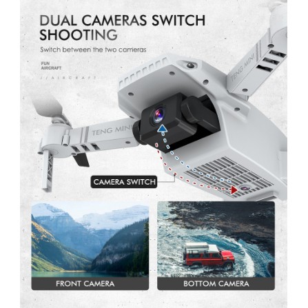 [Tặng Balo] Flycam Teng Mini Gấp gọn camera 4k nhận diện cử chỉ