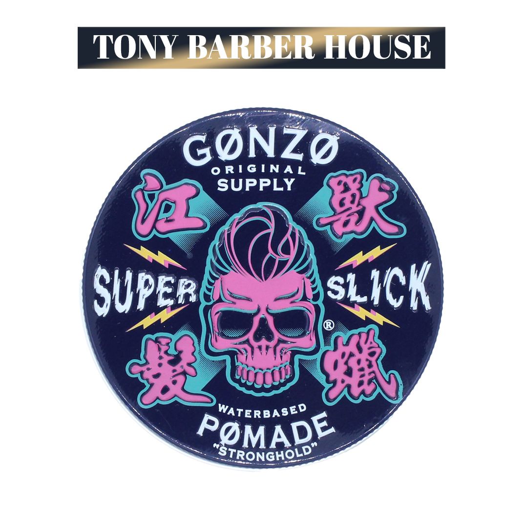 GEL VUỐT TÓC GONZO SUPER SLICK STRONG HOLD POMADE