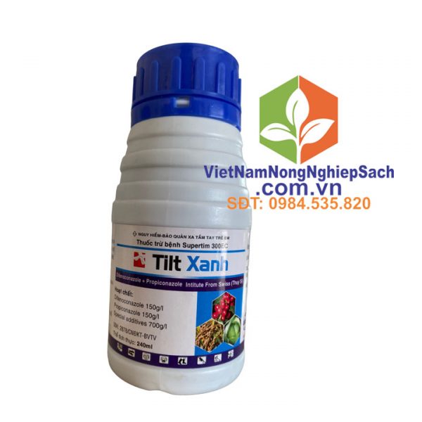 Supertim 300ec – tilt xanh thuốc trừ bệnh gỉ sắt, thán thư, thối nhũn, lem lép hạt chai 240ml