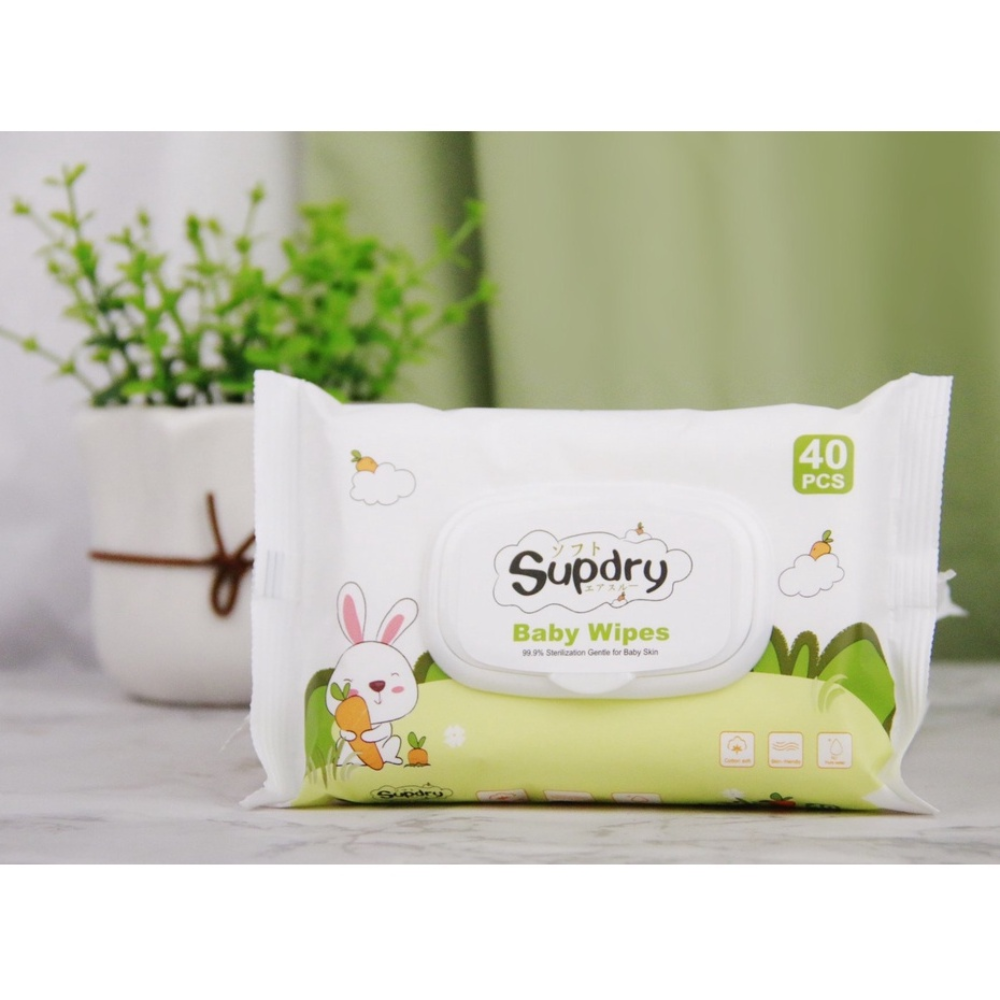 Khăn giấy ướt/khăn khô thỏ supdry