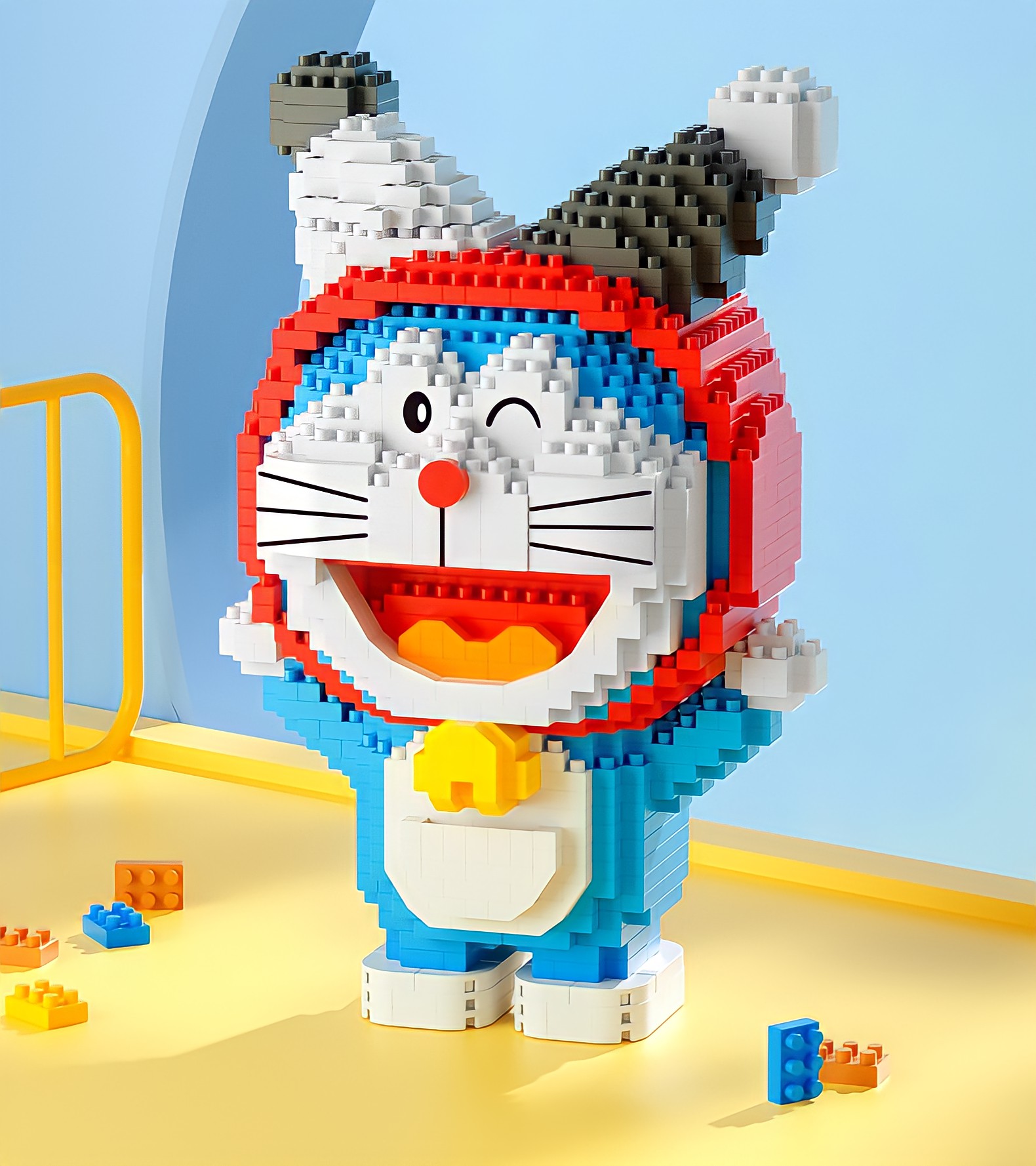 [HÀNG VỀ] Bộ đồ chơi lắp ghép lego Doraemon - Mô hình 3D Nanoblock