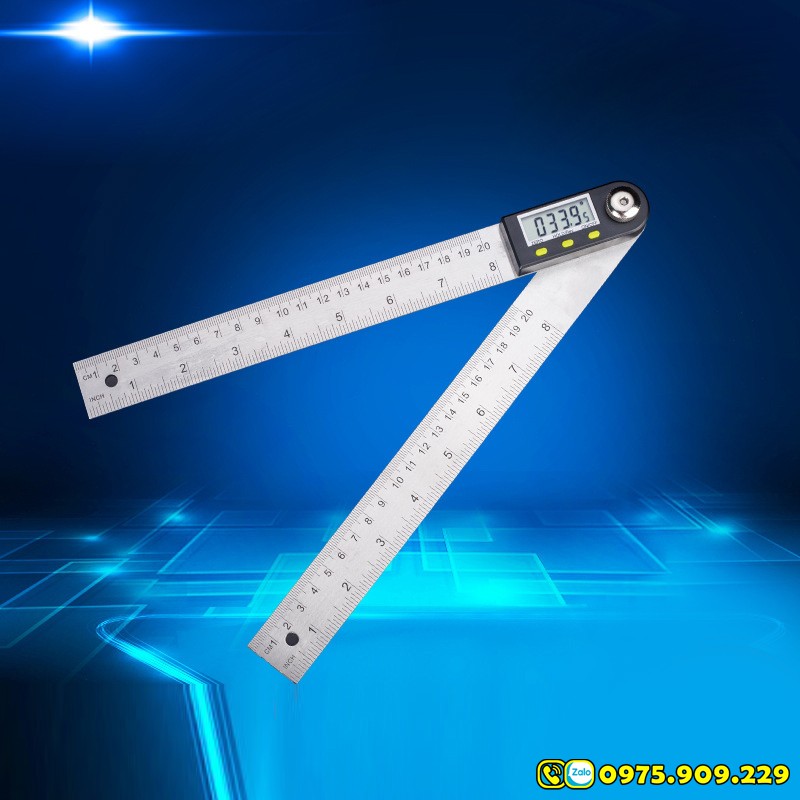 Thước đo góc,đo độ điện tử 200mm 360 độ