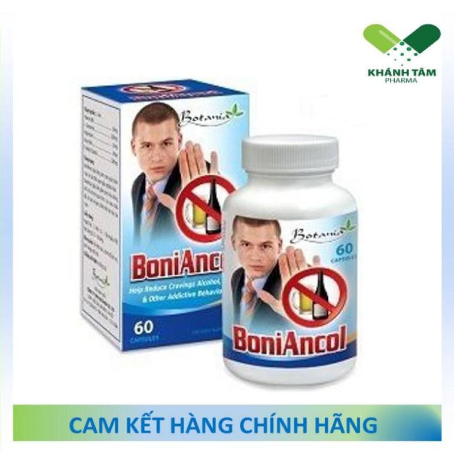 BoniAncol (Hộp 60 viên) - Giúp cai rượυ, bảo vệ gan [Boni ancol]