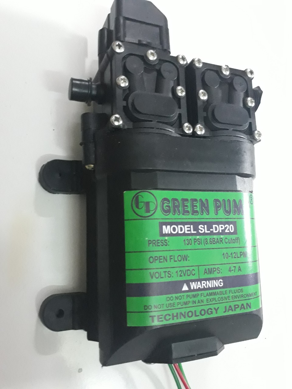 Bơm áp lực mini12v bơm đôi - Mẫu Mới 2020 - GPUMP