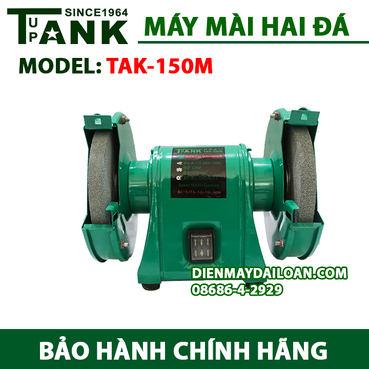 Máy mài 2 đá TANK since 1964 TAK-150M