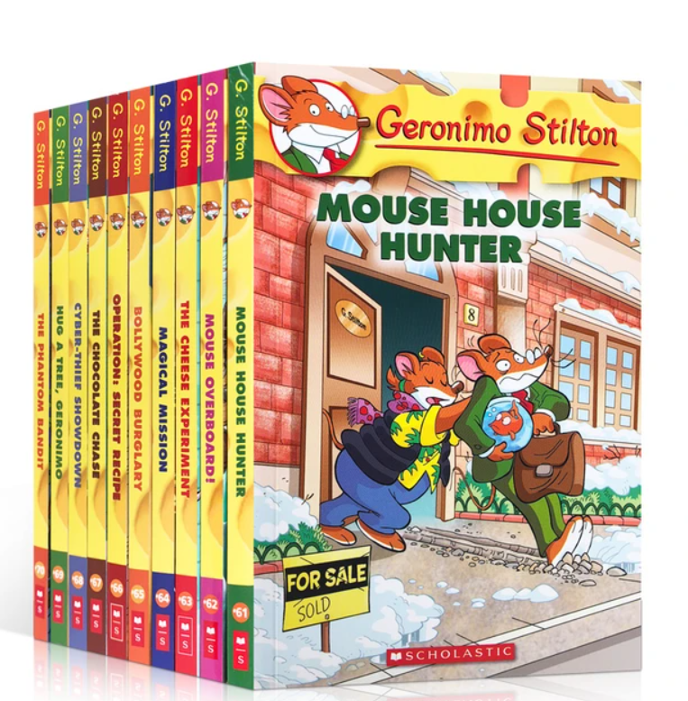 Geronimo Stilton Collection (Series 1-7) - 60q | Nhập Khẩu