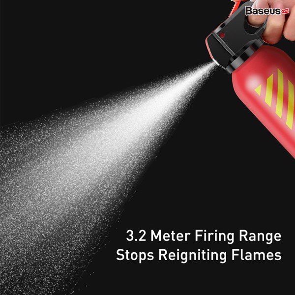 Bình Cứu Hỏa mini Baseus Fire - fighting Hero Car Fire Extinguisher (xịt xa 1.5m - 2m ) LV764