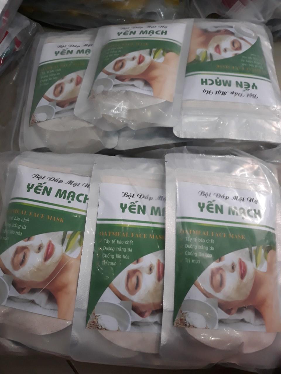 Bột đắp mặt nạ yến mạch bịch 300g