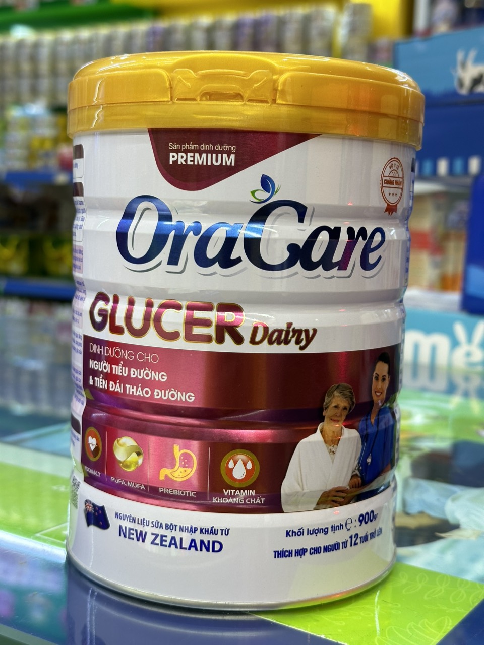 Sữa bột oracare glucer dairy 900g