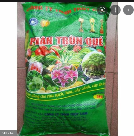 Phân Trùn Quế Thủy Cam 5Kg Trộn Đất Trồng Rau