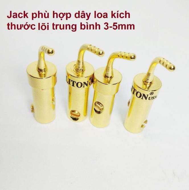 Jack mỏ chim Liton đồng nguyên chất 1 cặp 2 cái