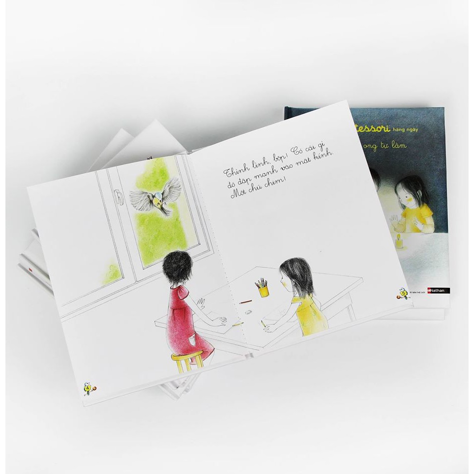 Sách - Thực hành Montessori hàng ngày - bộ 8 cuốn(Hạt giống nảy mầm)