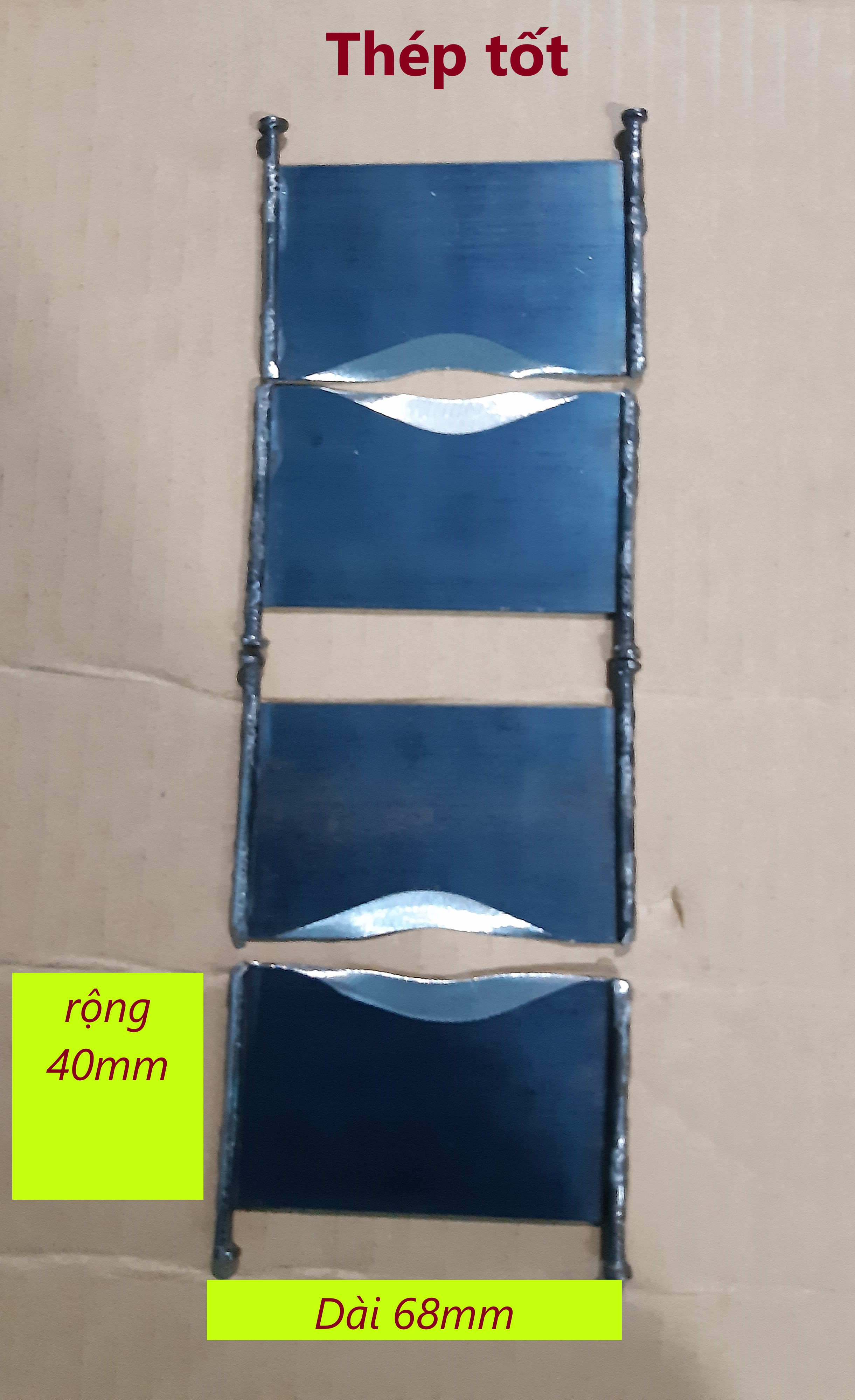 4 lưỡi dao cạo mía (KHÔNG CÓ KHUNG ỐNG) dùng cho ống 60mm
