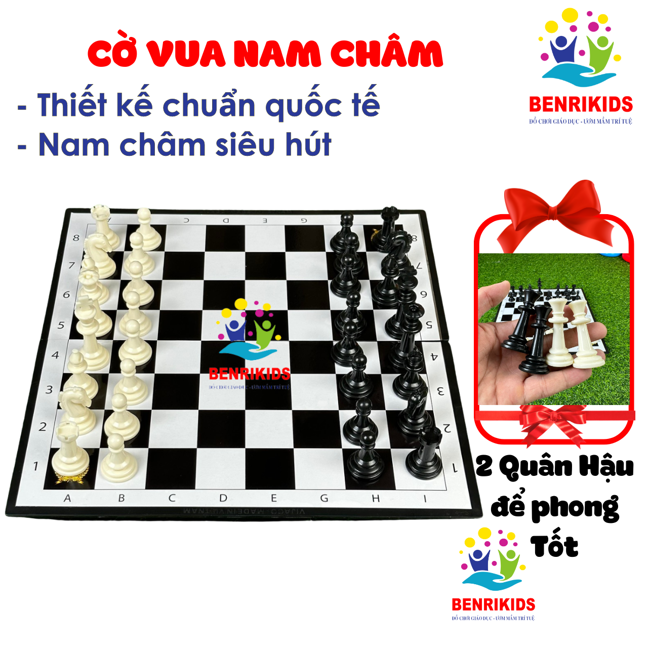 Bộ Cờ Vua Nam Châm Gập Gọn Tiêu Chuẩn Quốc Tế Dành Cho Mọi Lứa Tuổi Board Game Giúp Bé Phát Huy Chiến Thuật Phát Triển Tư Duy