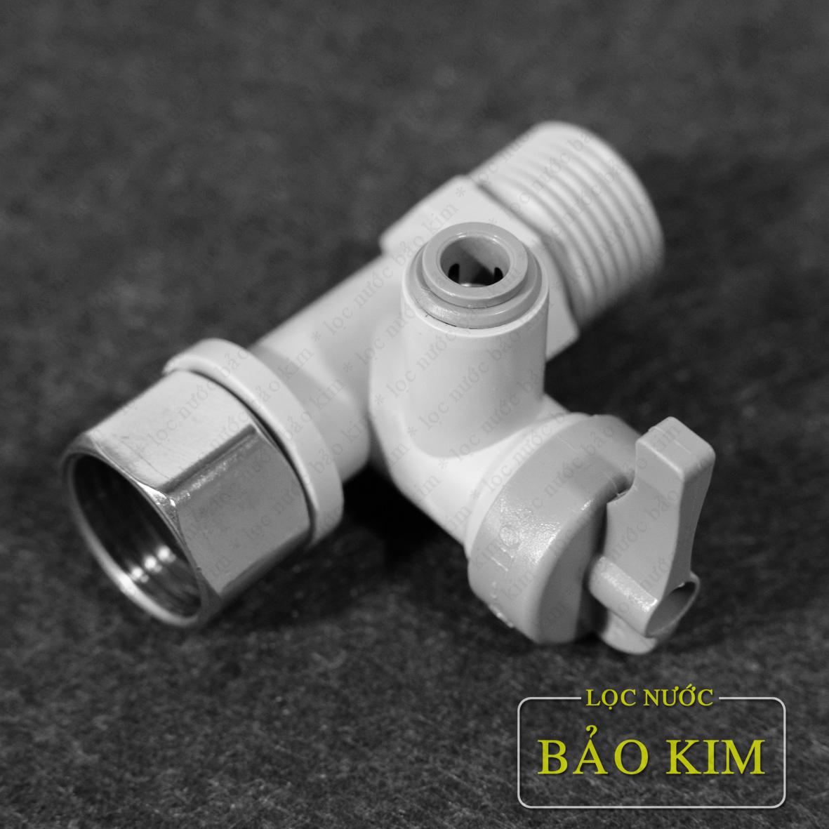 [HCM]Van cấp nước đầu nguồn kết nối nhanh dùng trong máy lọc nước - Ren 21 ra dây 6mm