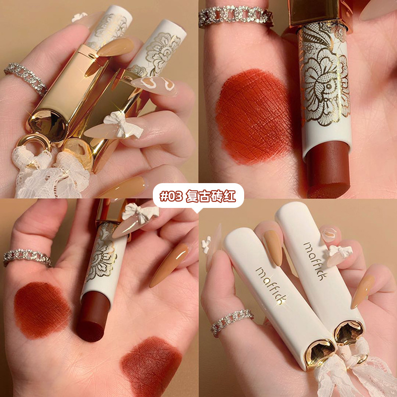 Son Kem Lì Vải Ren MAFFICK Velvet Tint Mềm Môi Siêu Xinh Chất Mềm Và Mịn Môi BUM BEAUTY