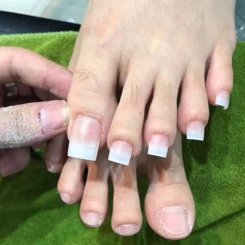 Móng Nối Chân Hàn Siêu Mỏng Dẻo Thật Phom
