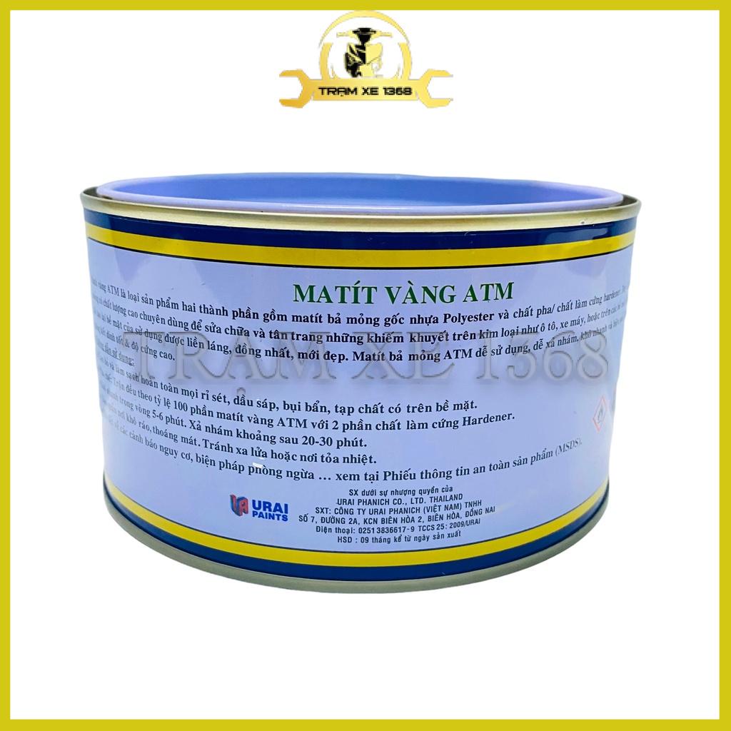 Bột Chét Matit Vàng ATM Lon 1KG (có chiết lẻ 200g)