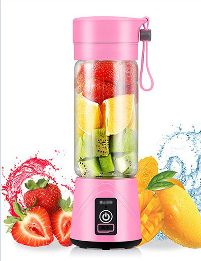 [ GIÁ HẤP DẪN ] Máy Xay Sinh Tố Cầm Tay Sạc Cổng Usb, Máy Xay Sinh Tố Juice Cup 2 Lưỡi Xách Tay Sạc Cổng Usb, Máy Xay Sinh Tố Cầm Tay Dạng Cốc,Nhỏ Gọn Tiện Lợi Dễ Sử Dụng,Thiết Kế Rãnh,Thay Đổi Dòng Chảy  Di Động, Thực Tế