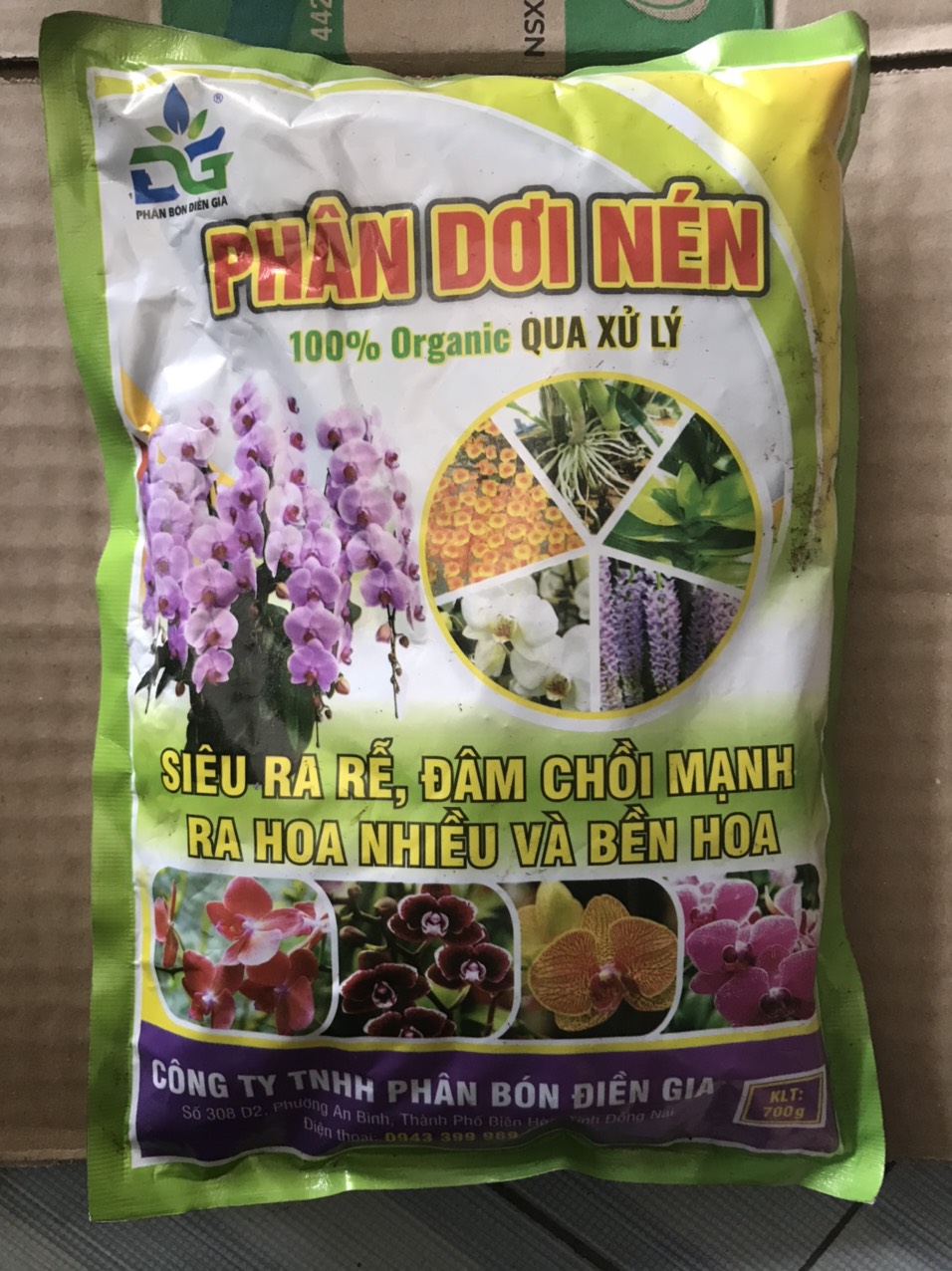 PHÂN DƠI NÉN ĐÃ QUA XỬ LÝ Gói 700gam