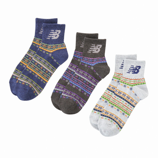 Set 03 đôi tất New Balance  - Nhật Bản (Size 23~25cm)