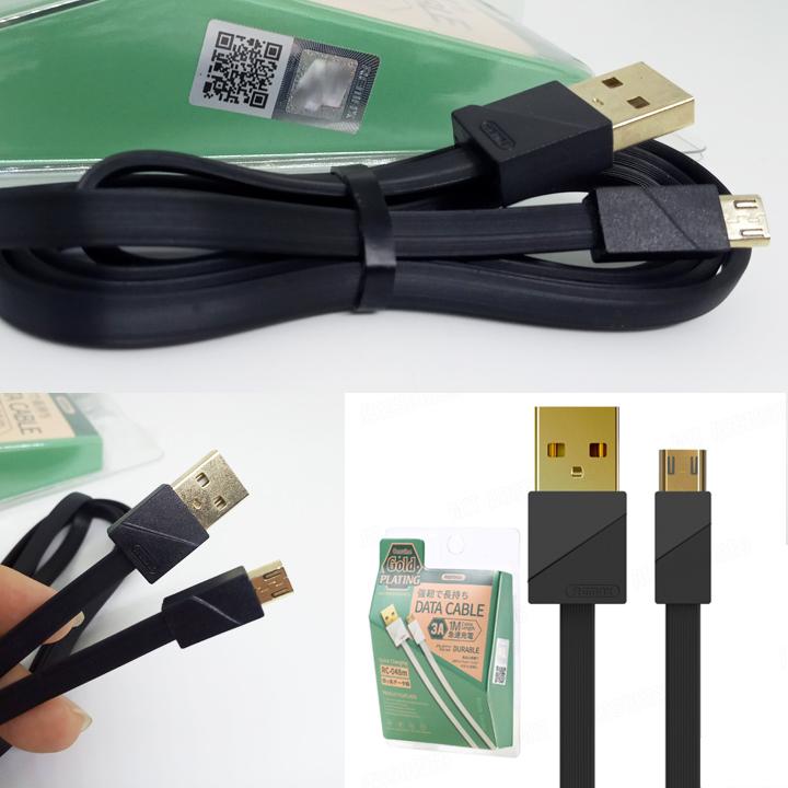 Cáp sạc nhanh cổng MicroUSB Remax Quick Charging 3A Data RC-048m