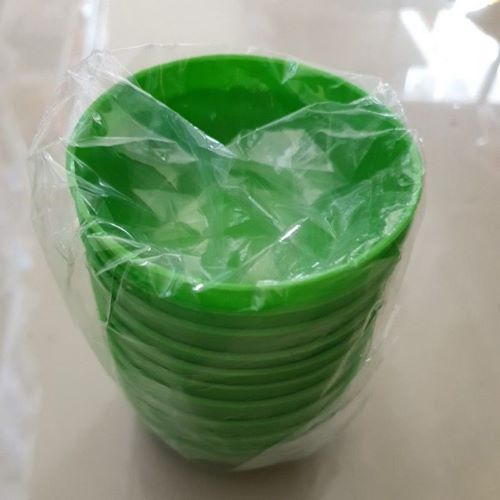 10 chén nhựa xanh lá loại rẻ