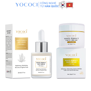 Bộ siêu dưỡng trắng da mặt Yococi kết hợp ngày đêm giúp da sáng mịn thumbnail