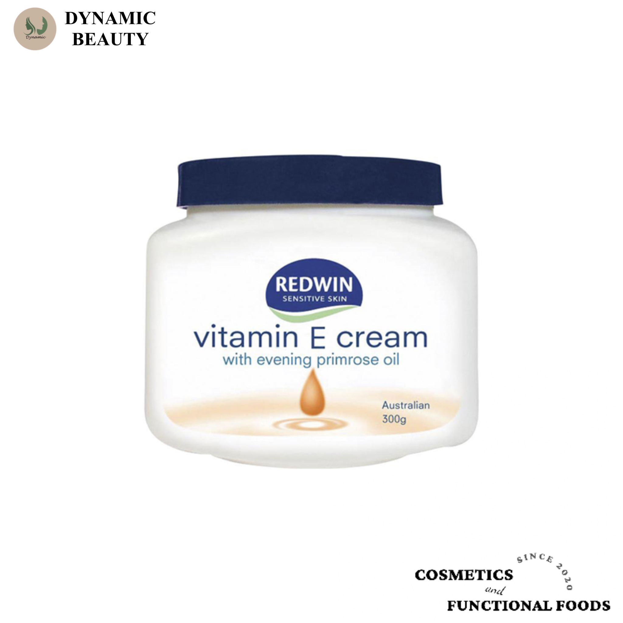Kem dưỡng ẩm mềm mịn da Redwin vitamin E cream 300g của Úc