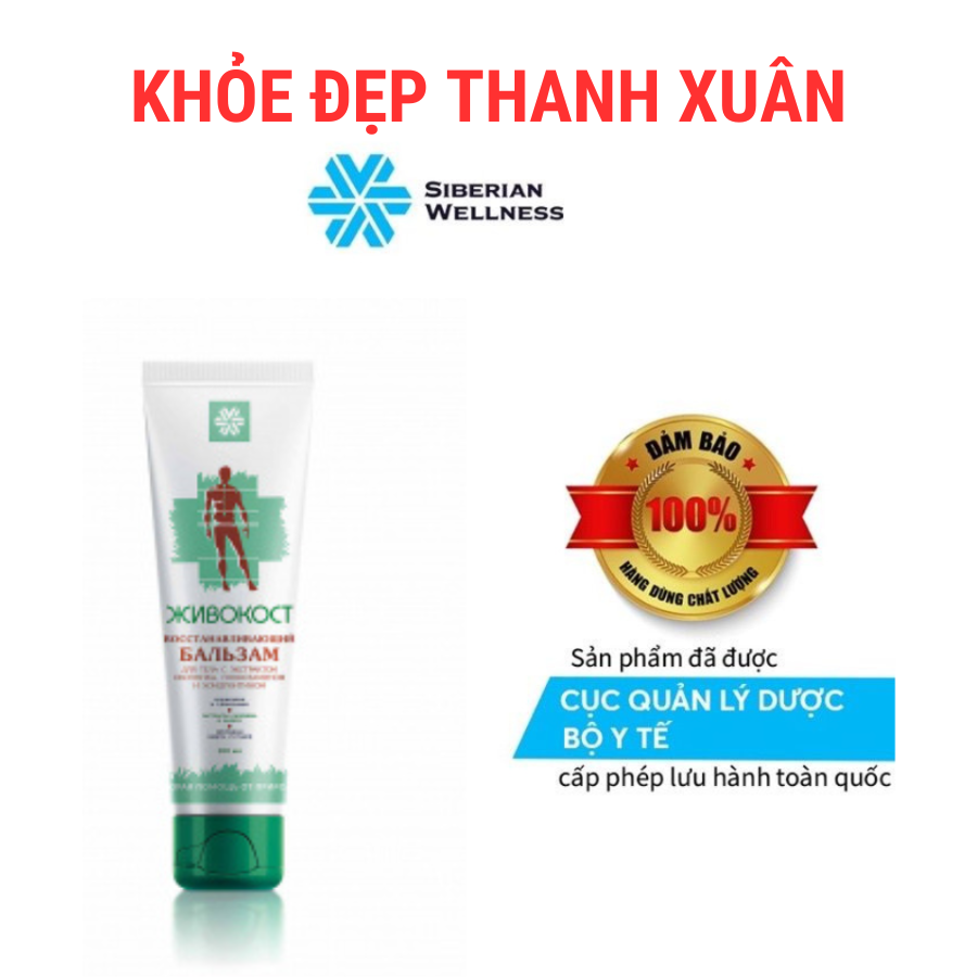 [ Gel xoa khớp ] Kem chăm sóc da SIBERIAN WELLNESS Flex Rub BASIC – 100 ml/tuýp