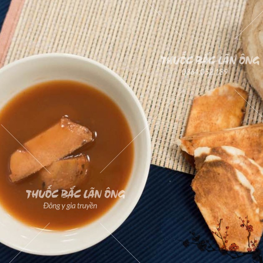 Thổ phục linh 100g, củ khúc khắc đỏ khô, thái lát mỏng, thơm, ngọt - Lãn Ông