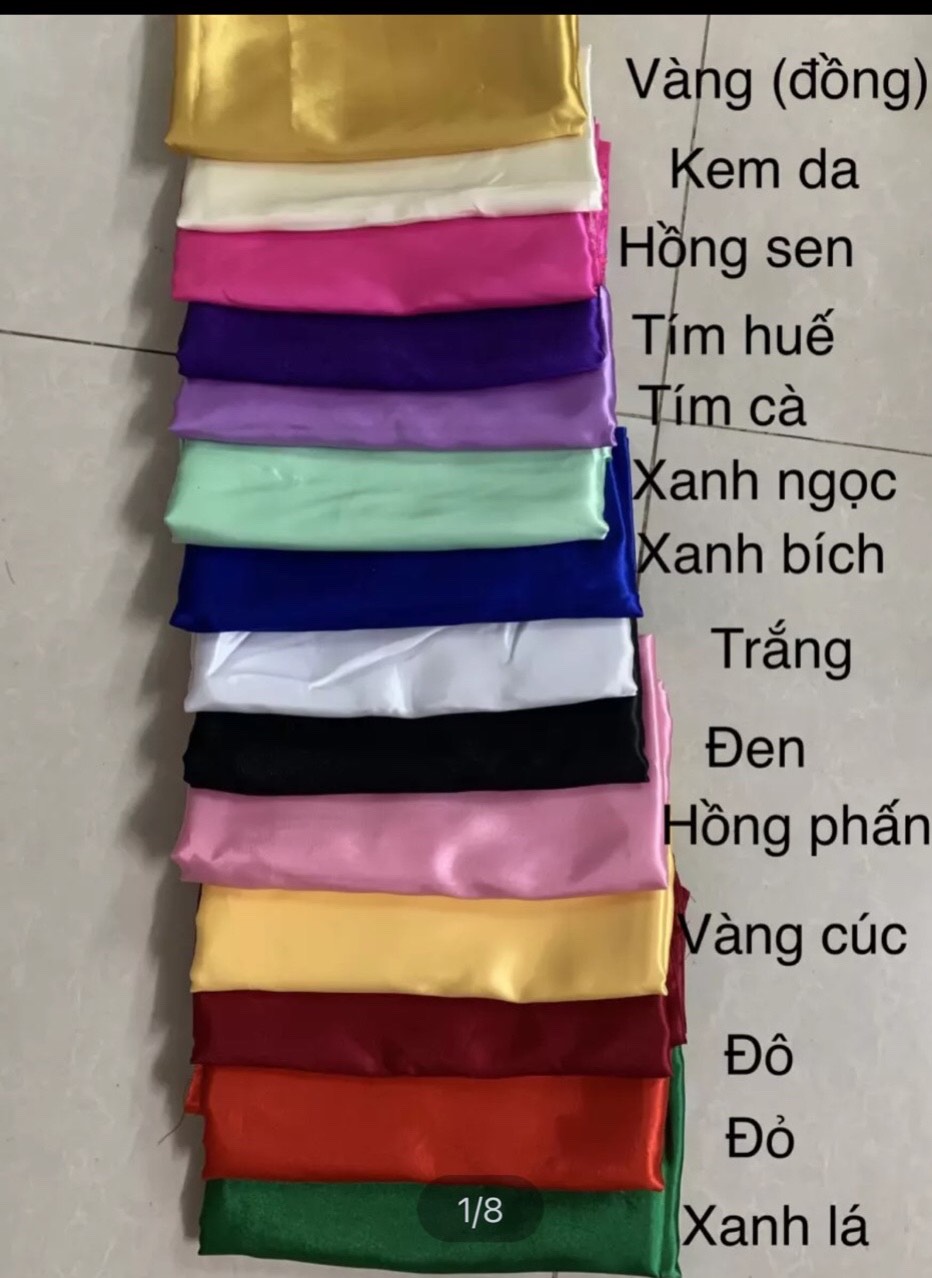 Quần lụa phi bóng mặc áo dài