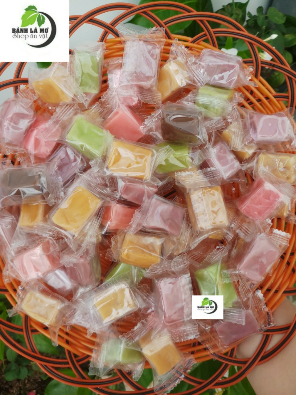 (Freeship) 1kg kẹo dừa dẻo Thập cẩm Bến Tre