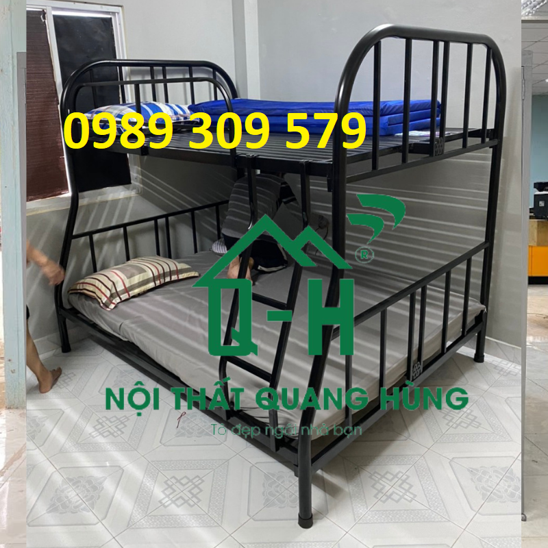 GIƯỜNG TẦNG SẮT ỐNG TRÒN CAO CẤP HCM