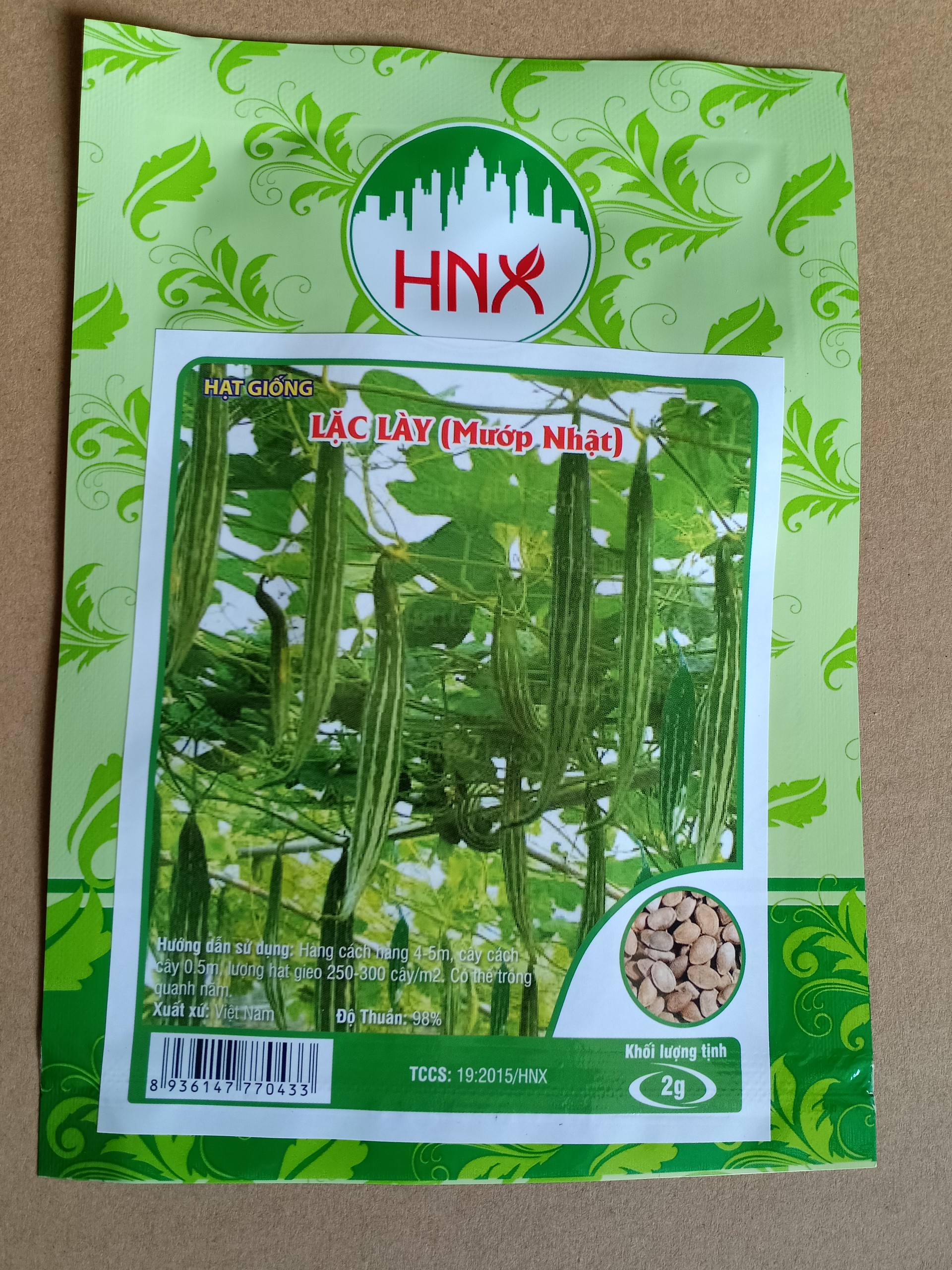 Hạt giống LẶC LÀY (Mướp Nhật) - Gói 2g