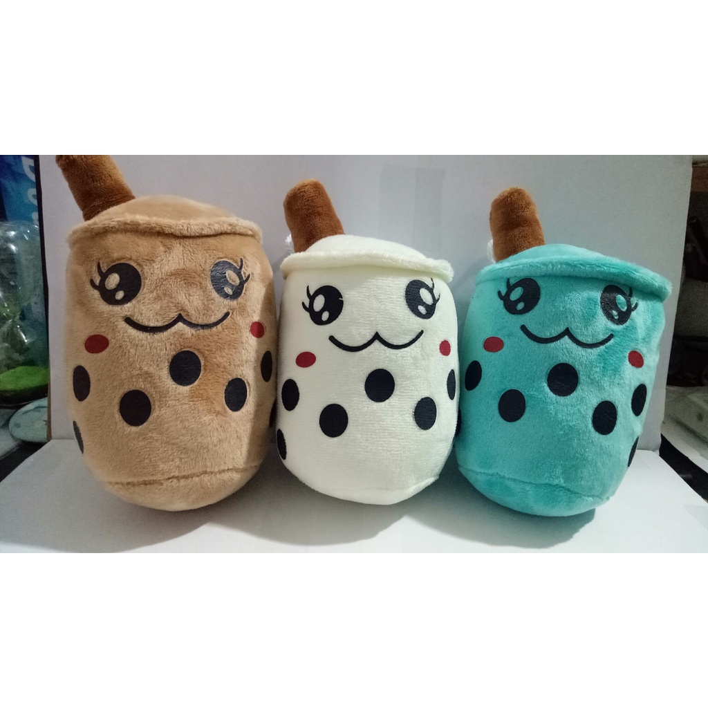 GẤU BÔNG LY TRÀ SỮA MINI